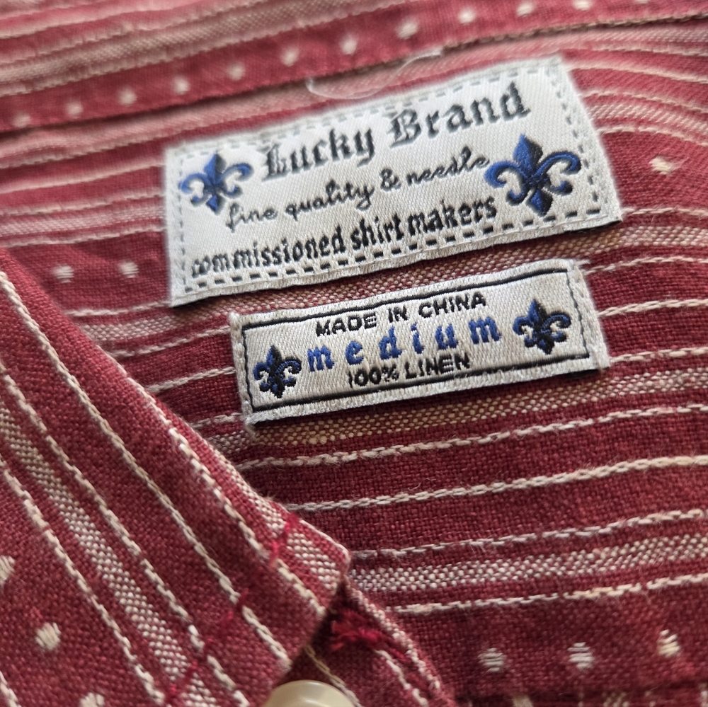 Lucky Brand Spanish Embroidered Shirt